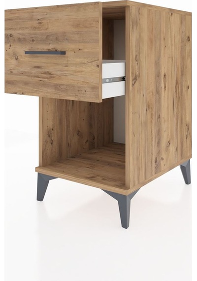 Kronos Komodin Tek Çekmeceli 44x59x80 Çam-çam Çam