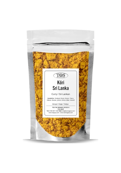 Tos The Organic Spices Köri Sri Lanka 100 G