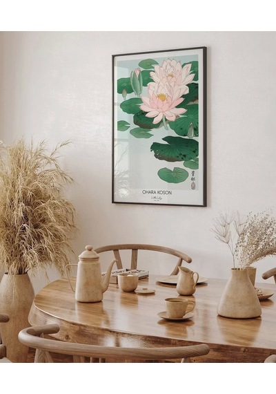 Çerçevesiz Poster Ohara Koson Nilüfer