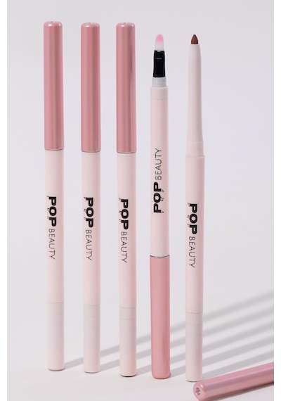 Pop Beauty Dudak Kalemi, Suya Dayanıklı, Asansörlü, Waterproof Lıplıner- Burn Out 8684415590169 Bordo