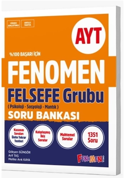 Fenomen Okul Yayınları Ayt Felsefe Soru Bankası