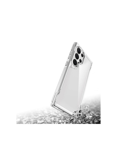 Samsung Galaxy S24 Ultra Uyumlu Kılıf Case, Transparent Smooth Hard Protective Cover