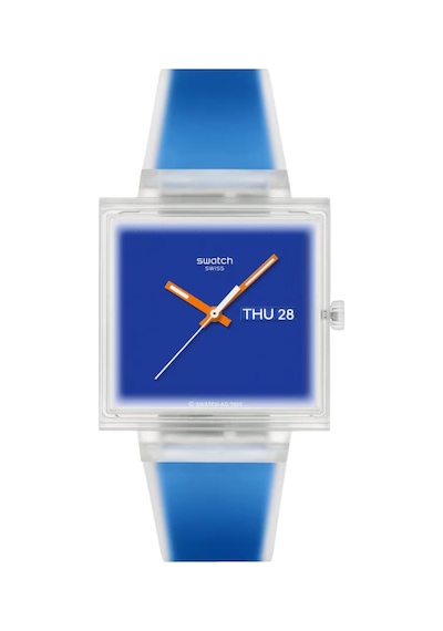 So38k701 Swatch What If ...see Thru Blue Unisex Kol Saati Çok Renkli