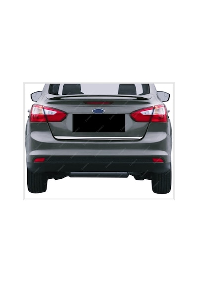 Ford Focus 3 Sedan Krom Bagaj Alt Çıtası 2010-2018 Arası P.Çelik N11.5028