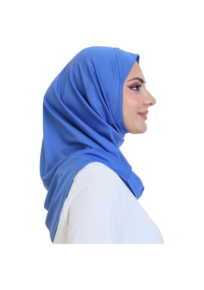 Modish Group Hazır Başörtü Pratik Tak Çıkart Kadın Günlük Şal Hafif Kırışmaya Dayanıklı İndigo