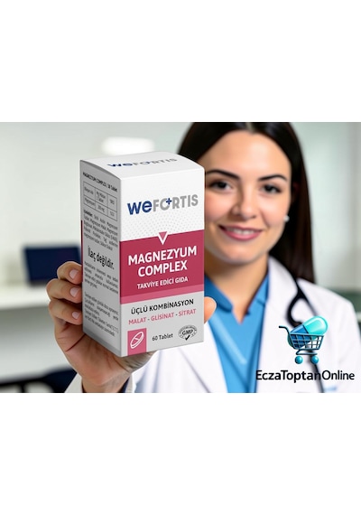 Wefortis Magnezyum Complex -3lü Kombinasyon Malat-glisinat-sitrat 60 Tablet