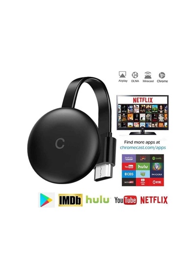 Chromecast G12 Kablosuz Görüntü Aktarma Cihazı