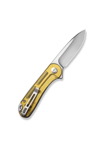 Civivi Elementum Polished Ultem Handle Satin Finished D2 Blade Kamp Çakı Sarı