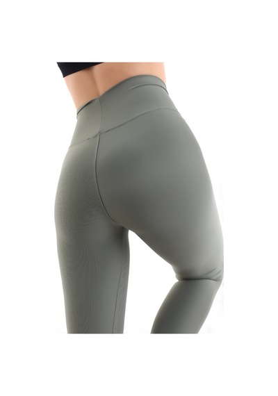 Winmoda34 Kadın Korse Tayt Push Up Yüksek Bel Geniş Kemer Yeşil