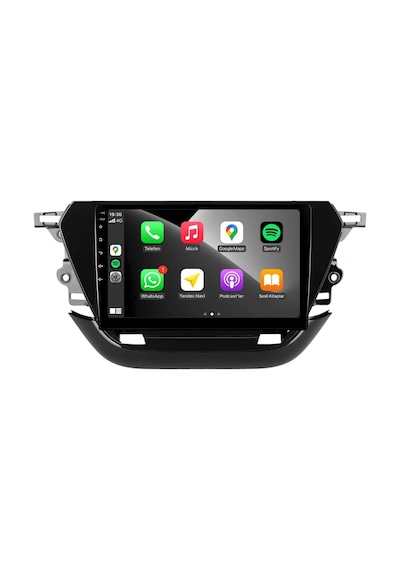 Opel Corsa F Araç Multimedya Android Ekran Carplay Double Teyp 4+64 9" 19-23 P.black Cadence
