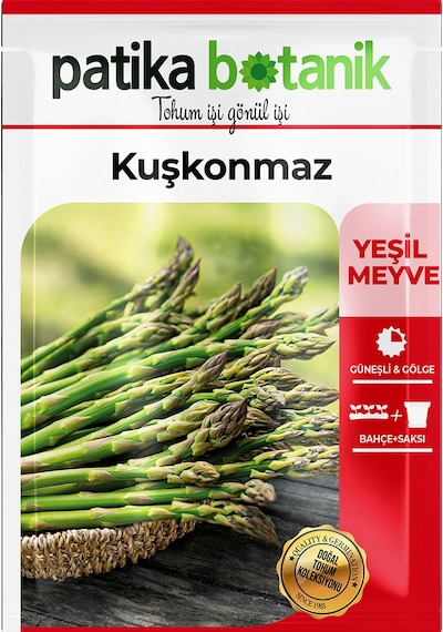 40 Adet Ata Tohumu Yerli Kuşkonmaz - Yeşil Meyve