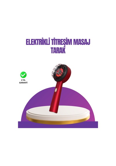 Kırmızı Led Işıklı Saç Derisi Masaj Aleti Mh-hs2626-3160