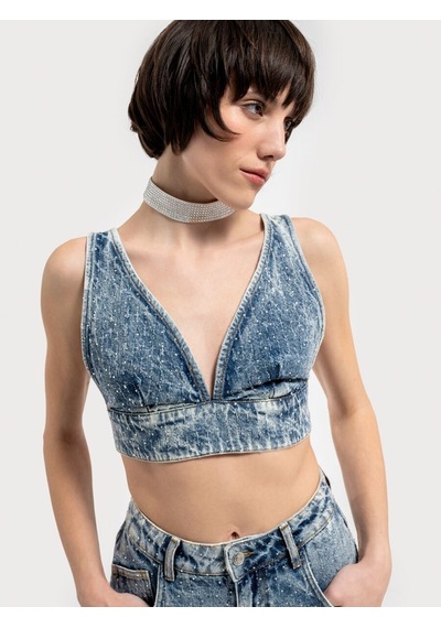 LOFT Slim Fit Kadın Büstiyer Lf2036232 Q1.v1 Denim