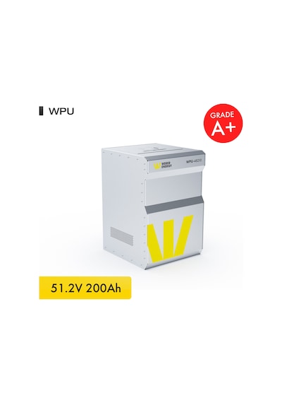 Werer Energy 48V 200Ah 10.8kW LiFePO4 WPU Series Bluetooth’lu Lityum Demir Fosfat Akü