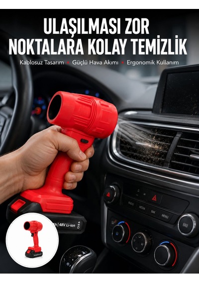 Yüksek Hızlı Elektrikli Toz Temizleme Ve Üfleme Cihazı Yeni Nesil - Lisinya