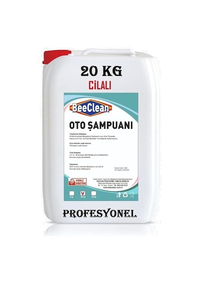 Profesyonel 20 Kg Cilalı Oto Yıkama Şampuanı Pcoş 20-30 - 10 Araç - Araba - Otomobil