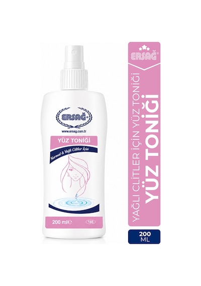 Ersağ Yüz Toniği Normal ve Yağlı Ciltler İçin 200 ML