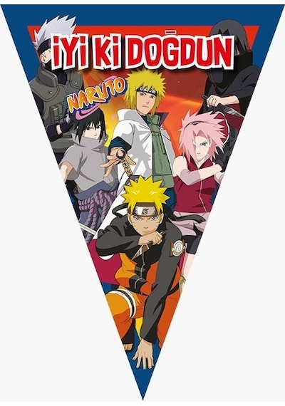 Naruto Doğum Günü Konsepti 32 Kişilik Doğum Günü Seti Ekonomik