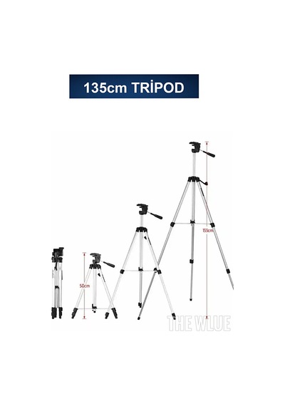 Profesyonel Outdoor Tripod 135cm Tüm Dslr Kameralarla Uyumlu Vide