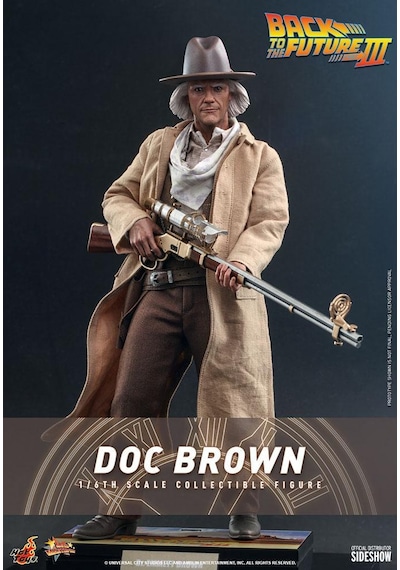 Hot Toys Marty Mcfly & Doc Brown Back To The Future Iıı Sixth Scale Figure Set - 909370 & 909369 - Bttf Mms616 / Mms617