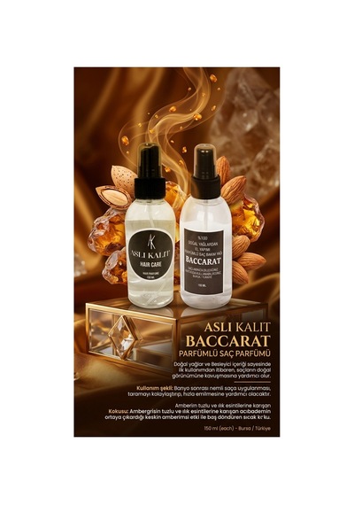 Baccarat Parfümlü Saç Bakım Yağı Doğal Yağlardan Hair Care Saç Parfümü 150ml