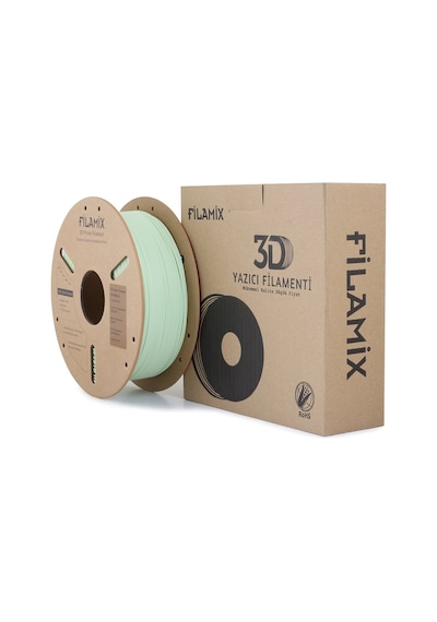 Filamix Pla Mat Yeşil 1.75mm 1kg - Gerçek Mat Yüzey Profesyonel 3d Yazıcı Filamenti