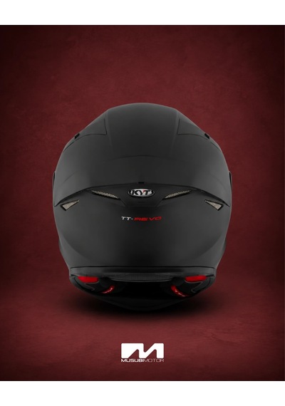 Kyt Tt-revo Kask Plaın Matt Black Mat Siyah