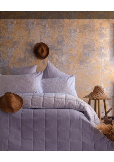 Apricitas Home Çift Kişilik Yatak Örtülü Set Ines Gri Ap83t00010025