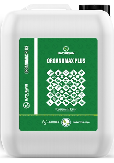 Organomax Plus 20 Litre Azot Potasyum Sıvı Organomineral Gübre