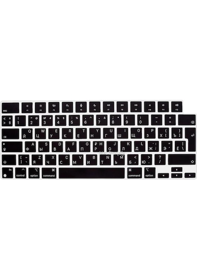 Rusça Klavye Apple Uyumlu MacBook Air-pro Koruyucu Touchbarsız A2681 A2941 A2442 A2485 A3113 İle 001
