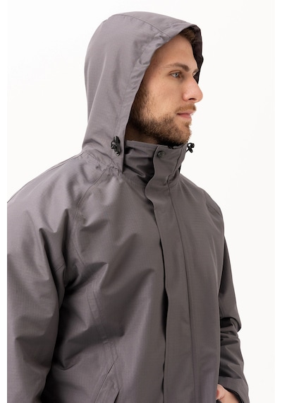 Armadillo Davraz 3n1 Parka Çıkarılabilir İç Montlu, Suya & Rüzgâra Dayanıklı, Kışlık Erkek Parka K.gri