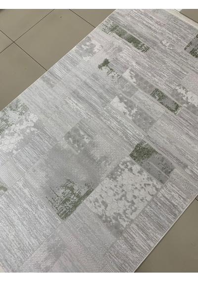 Padişah Halı Sümela 79477 040 Serisi Akrilik Salon Oturma Yatak Odası Halısı Gri - Yeşil