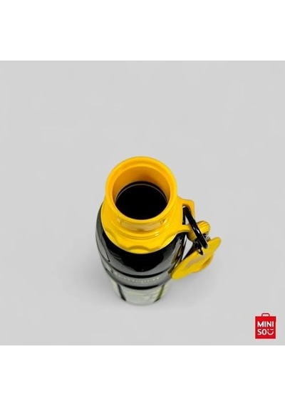 Miniso Harry Potter Lisanslı, Uçlu Termos, 600 Ml Kapasite, Sarı Açık Beyaz