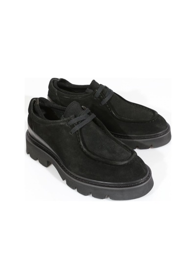 Dgn 108 Erkek Loafer Ayakkabi Siyah Süet