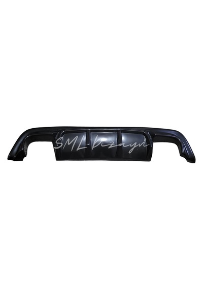 BMW E60 Vorsteiner Difüzör (Plastik) Boyasız E60 Arka-Difizör-Ek