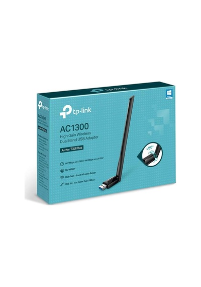 Tp-link Archer T3u Plus, Ac600 Mbps Antenli Wireless Usb Adaptör