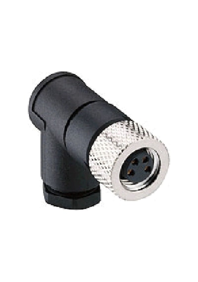 Zhong M8pg-4d ,m8/4-pin Açılı Dişi Soket