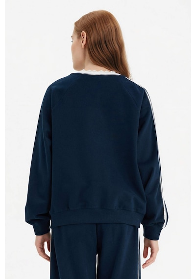Defacto %100 Pamuk Oversıze Baskılı Sweatshirt G8034AX26SP