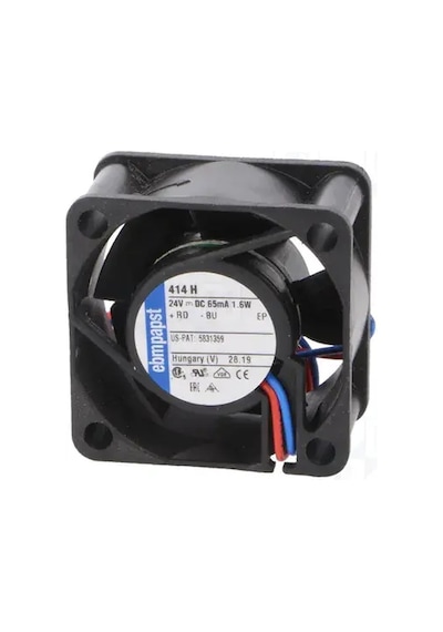Ebmpapst 414h Aksiyel Soğutma Fanı 24v Dc 40x40x20 Mm - Kompakt Yüksek Devirli / Bilyalı Yataklı