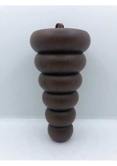 PLASTİK 18 CM CEVİZ M8 VİDALI,BERJER MOBİLYA  AYAĞI (4 ADET)