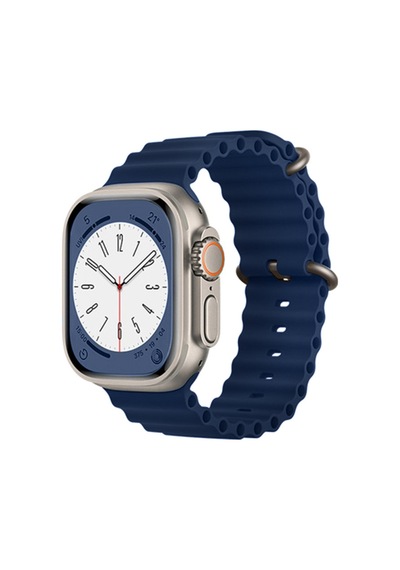 Fitcase Apple Uyumlu  Watch 38/40/41 Mm Ocean Silikon Kordon