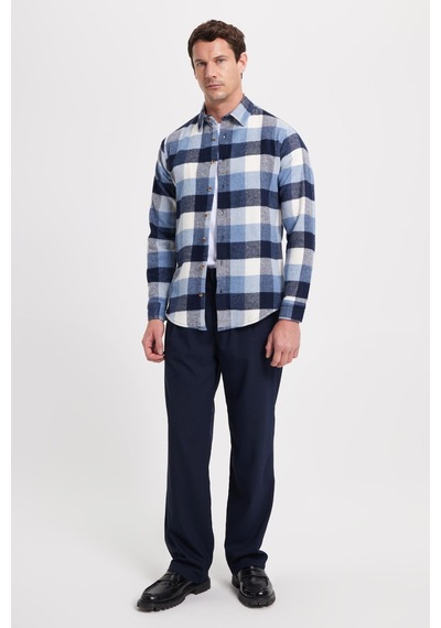Tudors Erkek Slim Fit Dar Kesim Kareli Kışlık Oduncu Gömlek-42330 Çok Renkli Tudors Erkek Slim Fit Dar Kesim Kareli Kışlık Oduncu Gömlek-42330 Çok Renkli