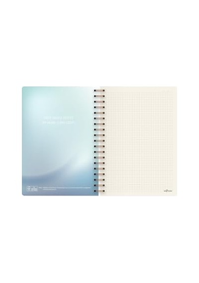 Le Color Marble Spiralli Defter Kareli Inspiration 17x24 Cm 124-Pembe