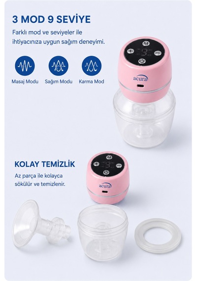 Acura Ac-3025 Giyilebilir Göğüs Pompası