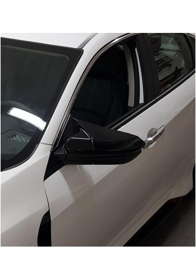 Honda Cıvıc Fc5 Fk7 2016 2020 Yarasa Batman Ayna Kapağı Parlak Si