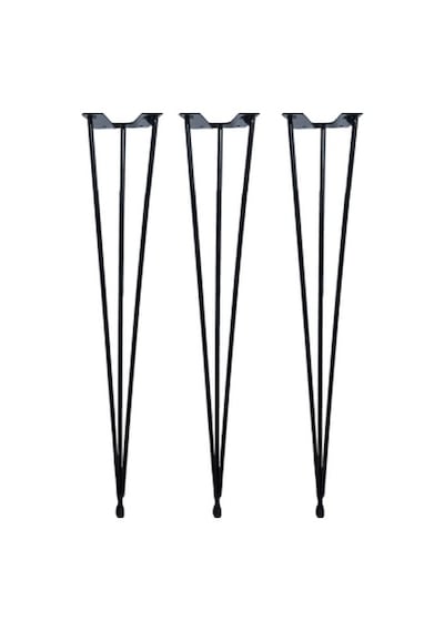 Firkete Tel Sehpa Ayağı (4'lü Paket - 50 cm - Siyah Renkli) Firkete Tel Sehpa Ayağı (4'lü Paket - 50 cm - Siyah Renkli)
