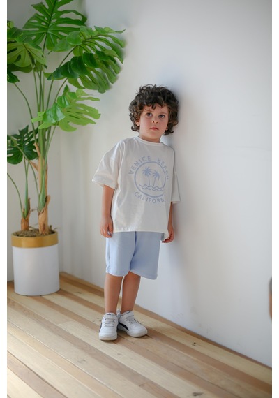 Miababy California Baskılı İkili Takım Çağla