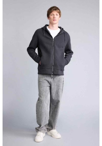 Defacto Kapüşonlu Fermuarlı Sweatshirt G9103AX26SM