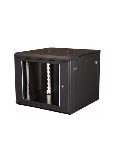 - 9u 19\" Duvar Tipi Rack Kabinet Genişlik: 600 Mm Derinlik: 600 Mm Siyah