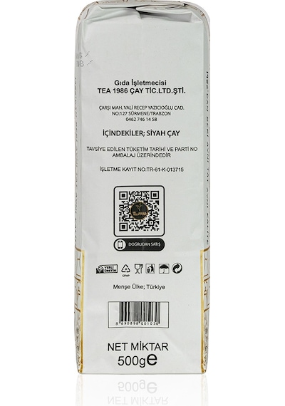 Tea1986 Mayıs Siyah Çay 6 x 500 G